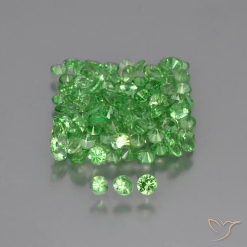 4.91ctw Naturel Vert clair Grenat Tsavorite, Tour, VS