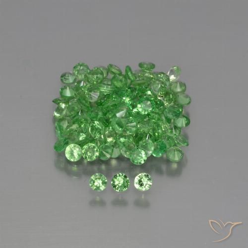 4.09ctw Naturel Vert moyen Grenat Tsavorite, Tour, VS