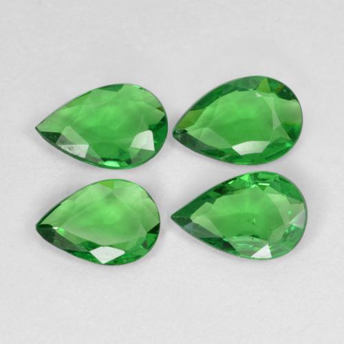 Achetez naturel 1.21ct Vert moyen Grenat Tsavorite gems, En forme de poire, En provenance Tanzanie chez GemSelect. En stock, livraison internationale!