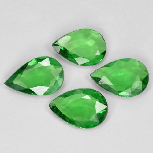 Achetez naturel 1.21ct Vert moyen Grenat Tsavorite gems, En forme de poire, En provenance Tanzanie chez GemSelect. En stock, livraison internationale!