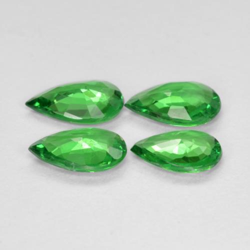 Achetez naturel 1.21ct Vert moyen Grenat Tsavorite gems, En forme de poire, En provenance Tanzanie chez GemSelect. En stock, livraison internationale!