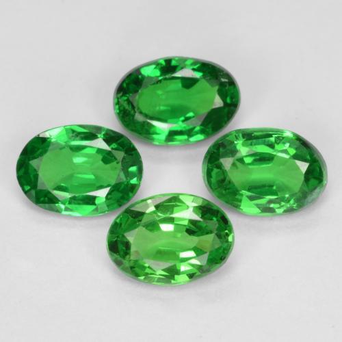 Achetez naturel 1.46ct Vert intense Grenat Tsavorite gems, Coupe ovale, En provenance Tanzanie chez GemSelect. En stock, livraison internationale!