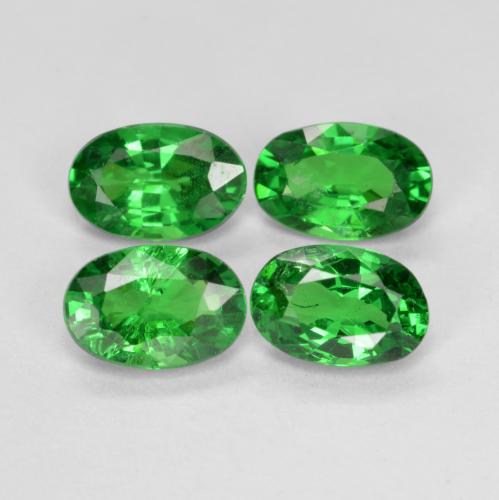 Achetez naturel 1,95ct vert grenat tsavorite gems, coupe ovale, en provenance tanzanie chez gemselect. en stock, livraison internationale!