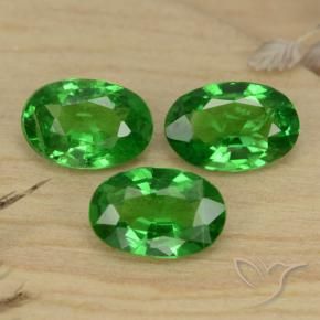 Achetez naturel 1,30ct vert grenat tsavorite gems, coupe ovale, en provenance tanzanie chez gemselect. en stock, livraison internationale!