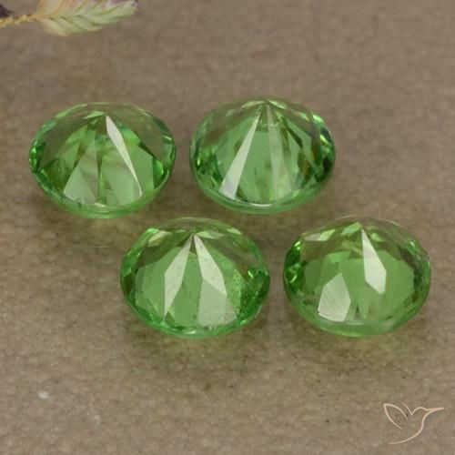Achetez naturel 1,19ct vert grenat tsavorite gems, coupe roude, en provenance tanzanie chez gemselect. en stock, livraison internationale!