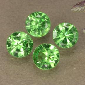 Achetez naturel 0,85ct vert grenat tsavorite gems, coupe roude, en provenance tanzanie chez gemselect. en stock, livraison internationale!