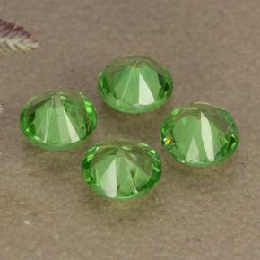 Achetez naturel 0,85ct vert grenat tsavorite gems, coupe roude, en provenance tanzanie chez gemselect. en stock, livraison internationale!