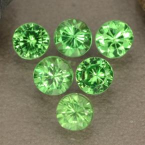 Achetez naturel 1,23ct vert grenat tsavorite gems, coupe roude, en provenance tanzanie chez gemselect. en stock, livraison internationale!