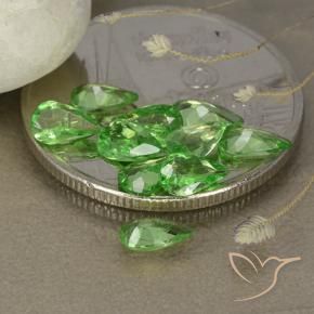 Achetez naturel 1.67ct Vert clair Grenat Tsavorite gems, En forme de poire, En provenance Tanzanie chez GemSelect. En stock, livraison internationale!