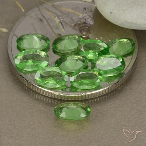 Shop natural 2.27ct Vert forêt clair Grenat Tsavorite gems, ovale, from Tanzanie at GemSelect. In stock, global shipping!