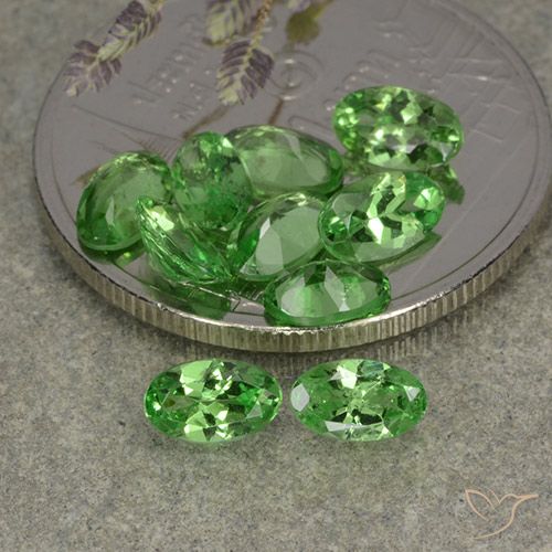 Achetez naturel 2.52ct Vert Grenat Tsavorite gems, Coupe ovale, En provenance Tanzanie chez GemSelect. En stock, livraison internationale!