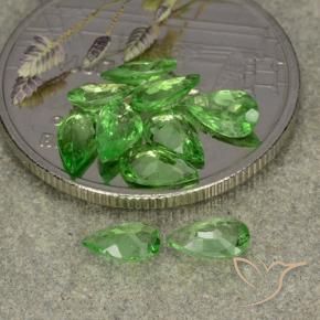 Achetez naturel 1,72ct vert moyen grenat tsavorite gems, en forme de poire, en provenance tanzanie chez gemselect. en stock, livraison internationale!