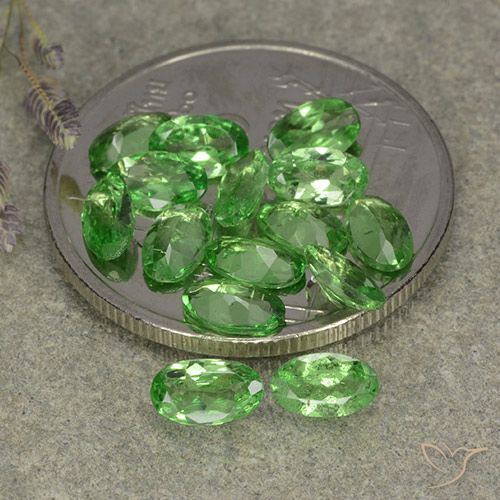 Shop natural 3.01ct Vert éclatant Grenat Tsavorite gems, ovale, from Tanzanie at GemSelect. In stock, global shipping!