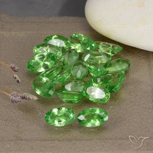 Shop natural 4.86ct Vert intense Grenat Tsavorite gems, ovale, from Tanzanie at GemSelect. In stock, global shipping!