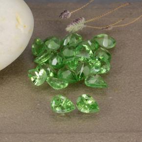 Achetez naturel 3,14ct vert grenat tsavorite gems, en forme de poire, en provenance tanzanie chez gemselect. en stock, livraison internationale!