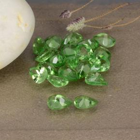Achetez naturel 3,14ct vert grenat tsavorite gems, en forme de poire, en provenance tanzanie chez gemselect. en stock, livraison internationale!