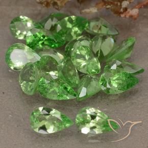 Achetez naturel 4,77ct vert grenat tsavorite gems, en forme de poire, en provenance tanzanie chez gemselect. en stock, livraison internationale!