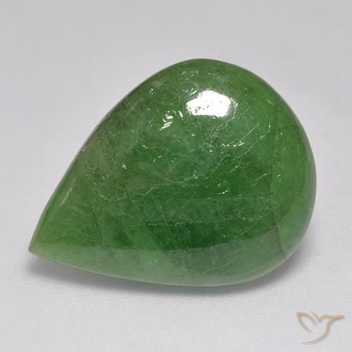 Grenat Tsavorite Vert moyen naturelle En forme de poire, 9.99 ct, Translucide