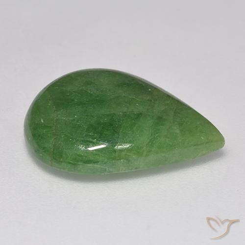Grenat Tsavorite Vert moyen naturelle En forme de poire, 9.99 ct, Translucide