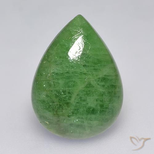 10.24ct Naturel Vert citron Grenat Tsavorite, En forme de poire, Translucide