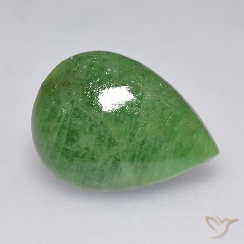 Grenat Tsavorite Vert citron naturelle En forme de poire, 10.24 ct, Translucide