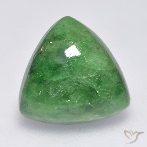 8.51ct Naturel Vert Grenat Tsavorite, Trillion, Translucide