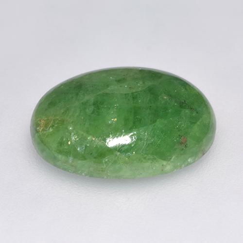 Grenat Tsavorite Vert foncé naturelle Coupe ovale, 7.56 ct, Translucide