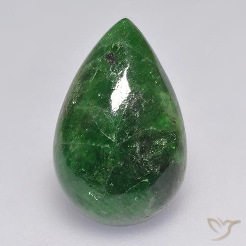 9.89ct Naturel Vert pin Grenat Tsavorite, En forme de poire, Translucide