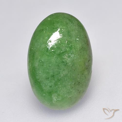 8.01ct Naturel Vert foncé Grenat Tsavorite, ovale, Translucide
