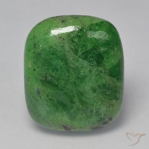 8.75ct Naturel Vert chrome Grenat Tsavorite, Coussin, Translucide