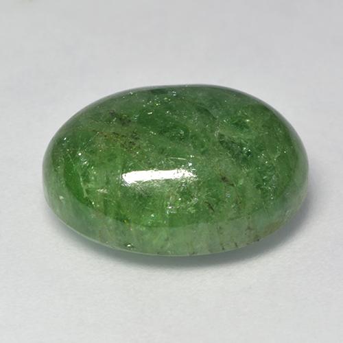 Grenat Tsavorite Vert moyen naturelle Coupe ovale, 9.63 ct, Translucide
