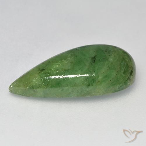 Grenat Tsavorite Vert moyen naturelle En forme de poire, 6.64 ct, Translucide
