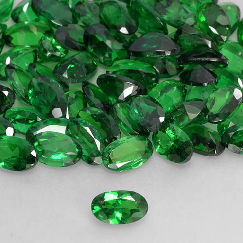 Grenat Tsavorite Vert moyen naturelle ovale, 0.23 ct, VS