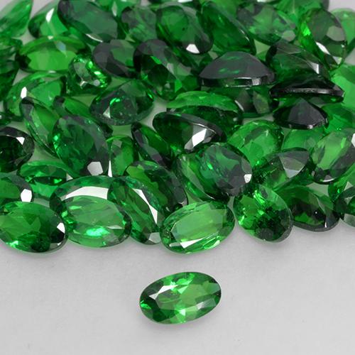 Grenat Tsavorite Vert moyen naturelle ovale, 0.23 ct, VS