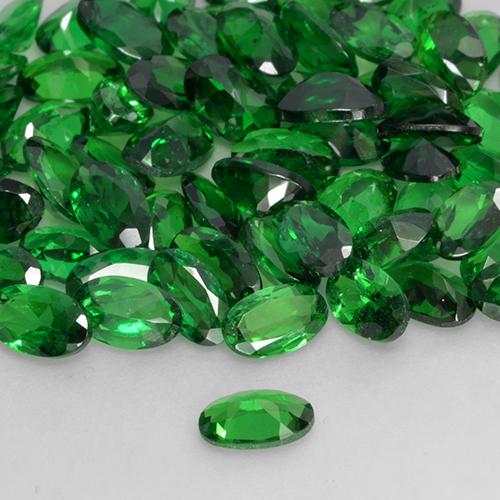 Grenat Tsavorite Vert moyen naturelle ovale, 0.23 ct, VS