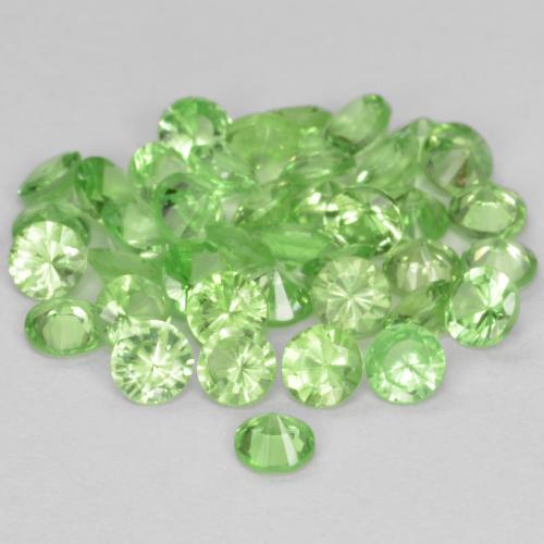 Achetez naturel 1.78ct Vert moyen Grenat Tsavorite gems, Coupe roude, En provenance Tanzanie chez GemSelect. En stock, livraison internationale!