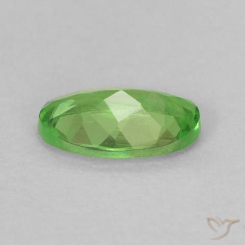 Grenat Tsavorite Vert éclatant naturelle ovale, 0.24 ct, VS