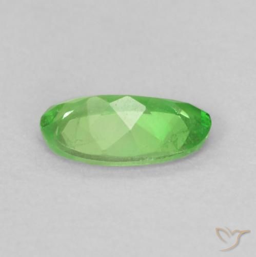 Grenat Tsavorite Vert clair naturelle ovale, 0.22 ct, VS