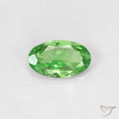 0.22ct Naturel Vert éclatant Grenat Tsavorite, ovale, VVS-VS