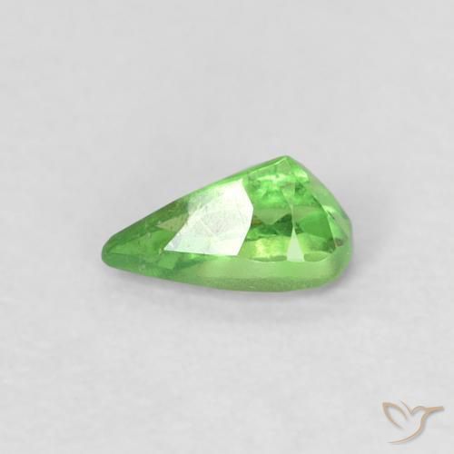 Grenat Tsavorite Vert éclatant naturelle En forme de poire, 0.24 ct, VS