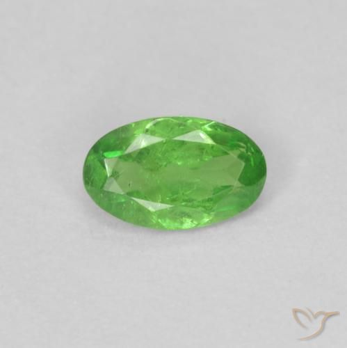 0.22ct Naturel Vert éclatant Grenat Tsavorite, ovale, VS