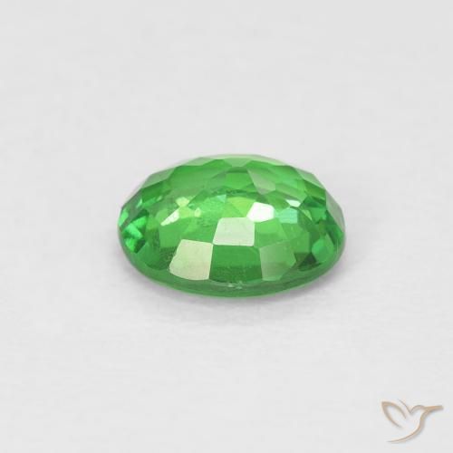 Grenat Tsavorite Vert clair naturelle ovale, 0.76 ct, VS