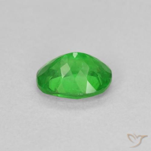 Grenat Tsavorite Vert Électrique naturelle ovale, 0.98 ct, SI