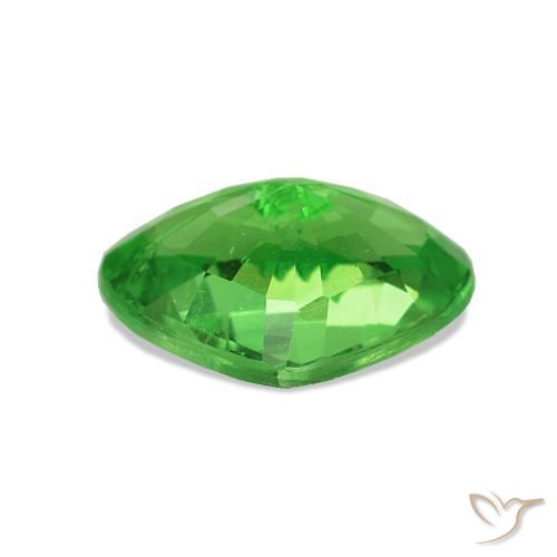 Grenat Tsavorite Vert clair naturelle Forme de coeur, 1.44 ct, VVS-VS