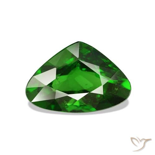 Grenat Tsavorite Vert foncé naturelle Forme de coeur, 2.04 ct, VS