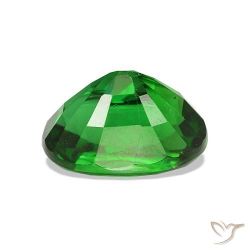 Grenat Tsavorite Vert intense naturelle Coupe ovale, 2.08 ct, VVS-VS