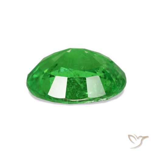 Grenat Tsavorite Vert moyen naturelle Coupe ovale, 2.60 ct, VS-SI