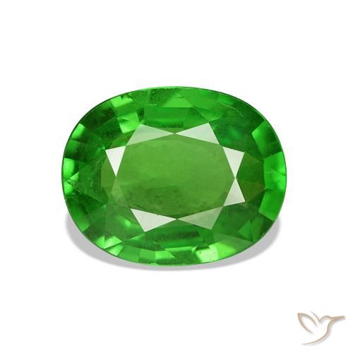 Grenat Tsavorite Vert clair naturelle Coupe ovale, 1.93 ct, VS