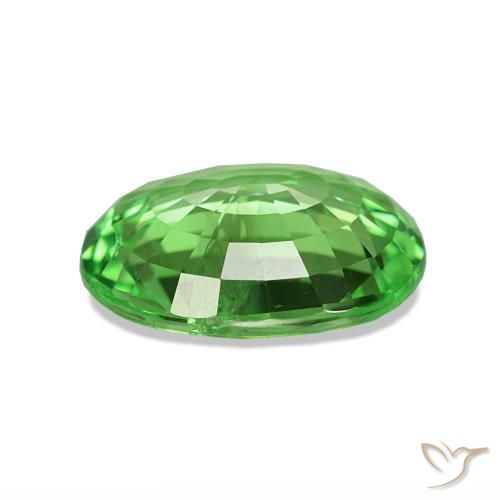 Grenat Tsavorite Vert clair naturelle Coupe ovale, 3.35 ct, VS-SI