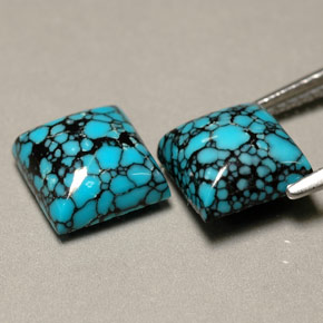 Achetez naturel ct bleue turquoise gems, carré, en provenance afghanistan chez gemselect. en stock, livraison internationale!